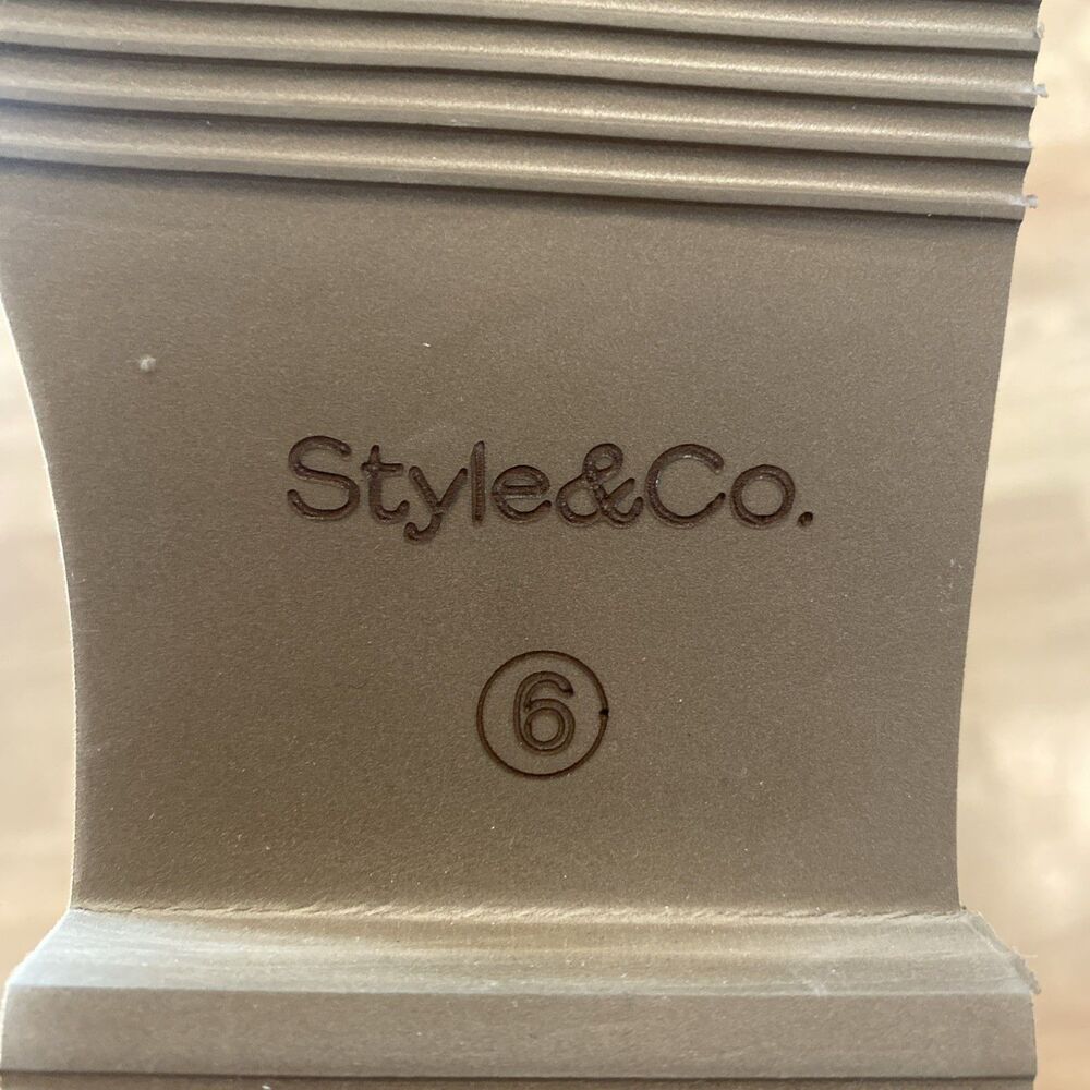 Style & Co Korri Pull-On Buckled Cold Weather Booties Chestnut Size 6M NIB - Picture 10 of 11